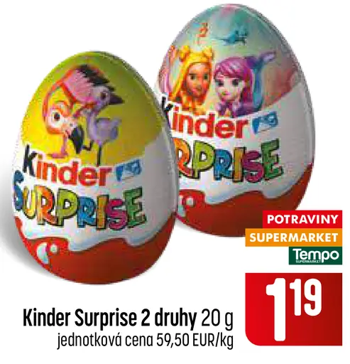 Kinder Surprise 2 druhy