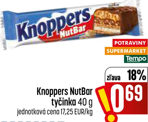 Knoppers NutBar tyčinka