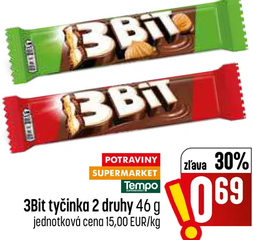 3Bit tyčinka 2 druhy