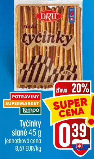 DRU tyčinky slané