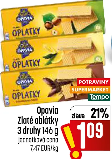 Opavia Zlaté oplátky
