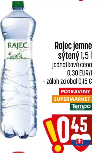 Rajec jemne sýtený