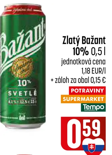 Zlatý Bažant 10%
