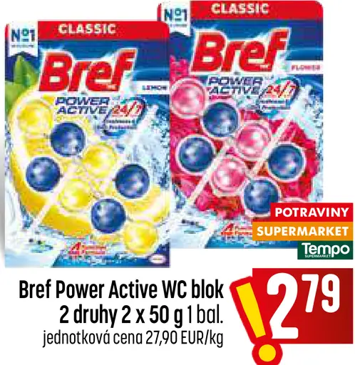 Bref WC blok Power Active