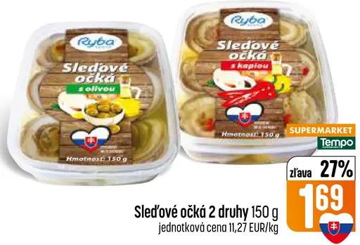 Ryba Sledové očká 2 druhy
