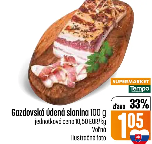 Gazdovská údená slanina