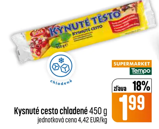 Kysnuté cesto chladené