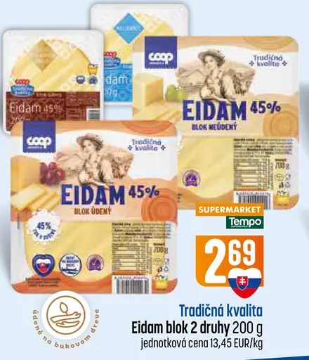Tradičná kvalita Eidam blok 2 druhy