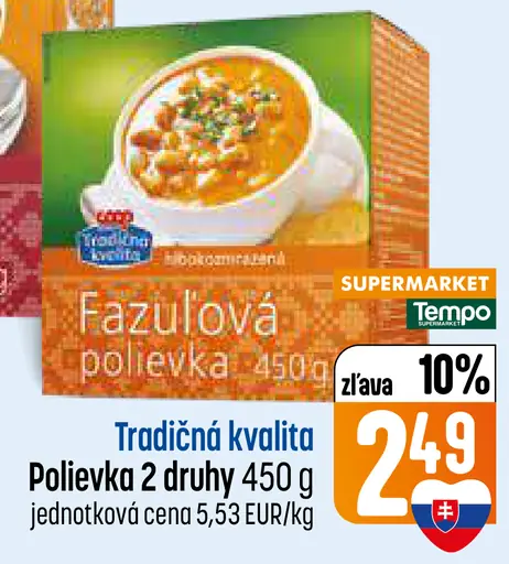 Tradičná kvalita Fazuľová polievka