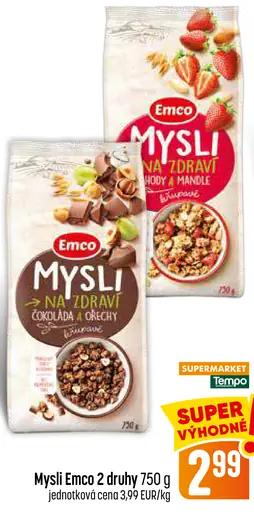 Müsli Emco, 2 druhy