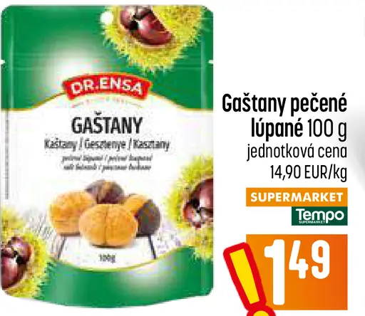 Dr. Ensa gaštany pečené lúpané