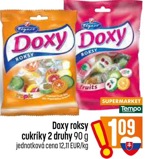 Doxy roksy cukríky 2 druhy