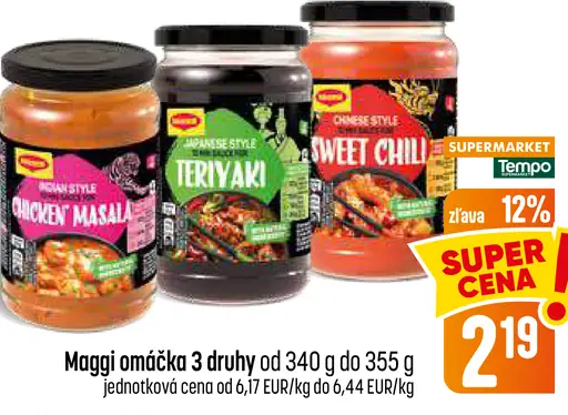 Maggi omáčka 3 druhy