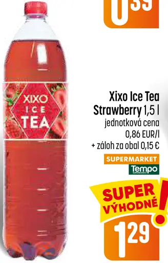 Xixo Ice Tea strawberry ľadový čaj
