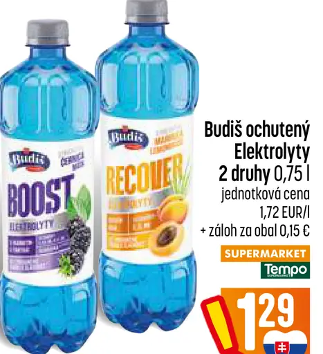 Budiš Boost elektrolytový nápoj