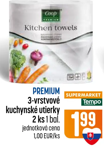Premium 3-vrstvové kuchynské utierky