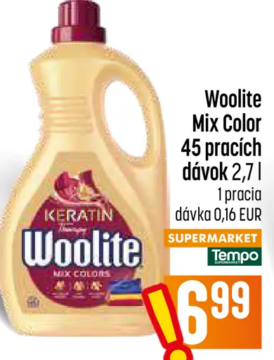 Woolite tekutý prací prostriedok Mix Colors