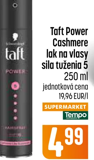 Taft Power Cashmere lak na vlasy, sila tuženia 5