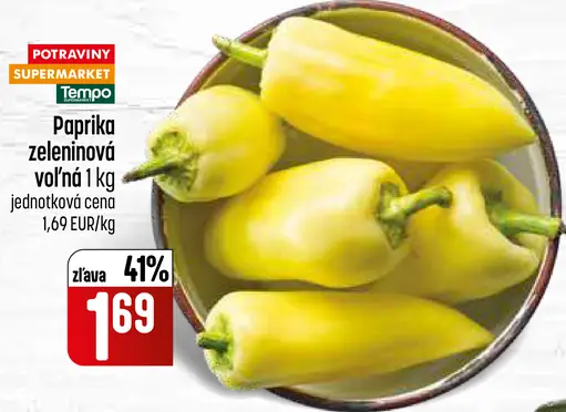 Paprika zeleninová