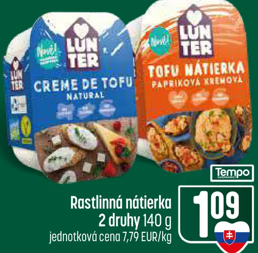 Lunter Sojakrém rastlinná nátierka