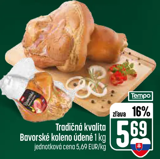 Bavorské koleno údené