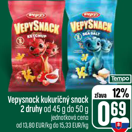 VepySnack kukuričný snack