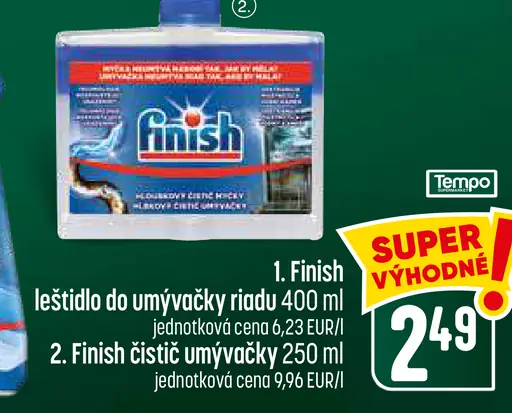 Finish Leštidlo do umývačky riadu