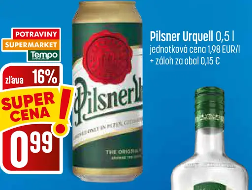 Pilsner Urquell plechovka
