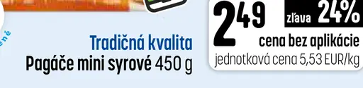 Tradičná kvalita Pagáče mini syrové