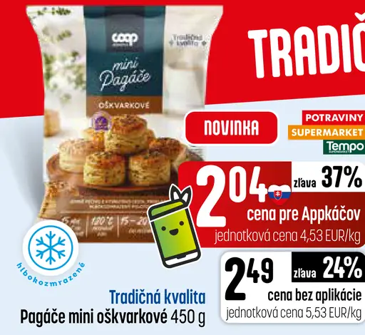 Tradičná kvalita Pagáče mini oškvarkové