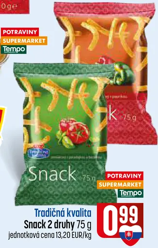 Snack 2 druhy