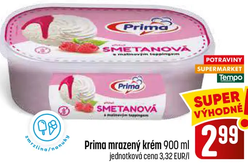 Prima smotanová zmrzlina