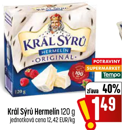 Král Sýrů Hermelín originál