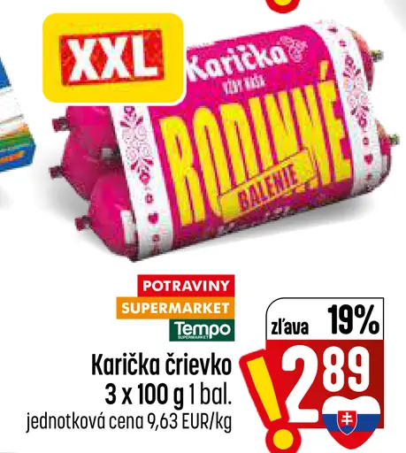 Karička črievko