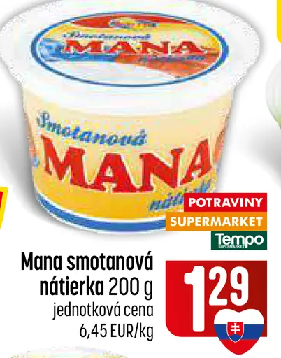 Mana Smotanová nátierka