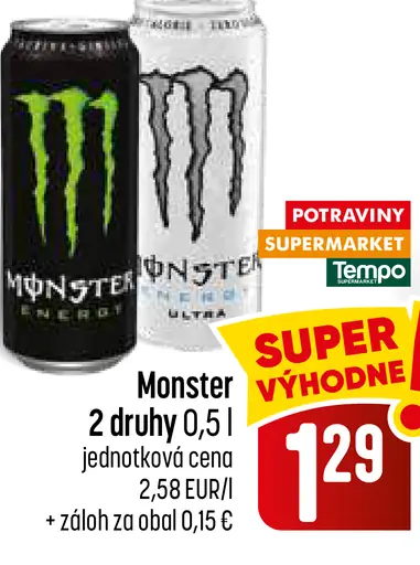Monster Energetický Nápoj