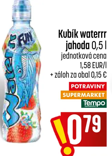 Kubík waterrr jahoda