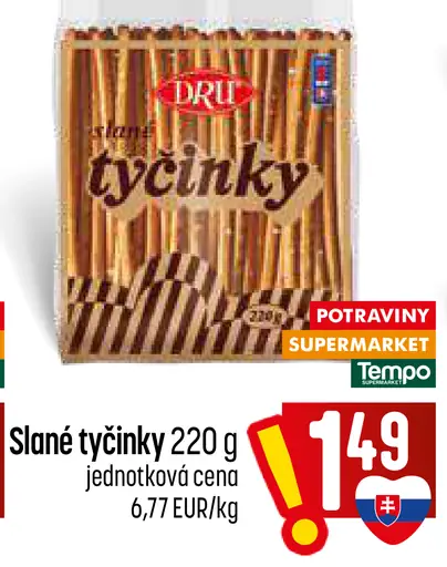 Dru slané tyčinky