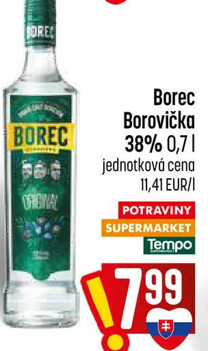 Borec borovička 38 %
