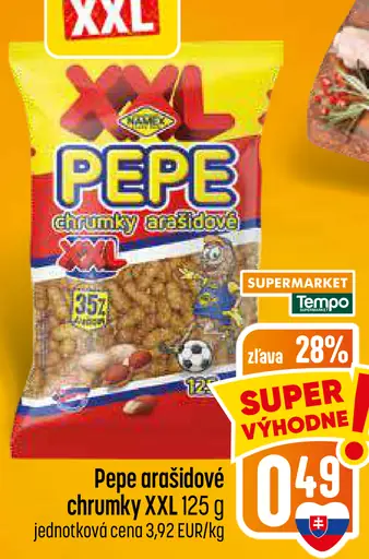 Pepe chrumky arašidové XXL