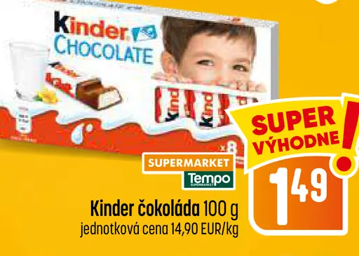 Kinder čokoláda