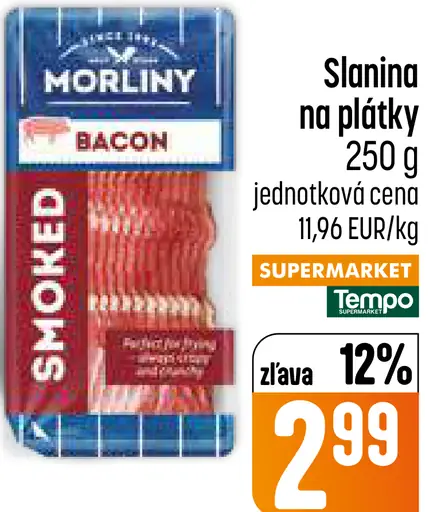 Morliny slanina na plátky