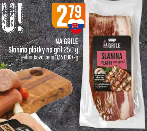 Slanina plátky na gril