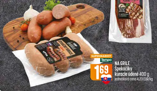 Špečáčky kuracie údené na gril
