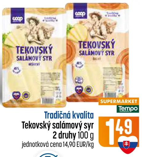 Tekovský salámový syr