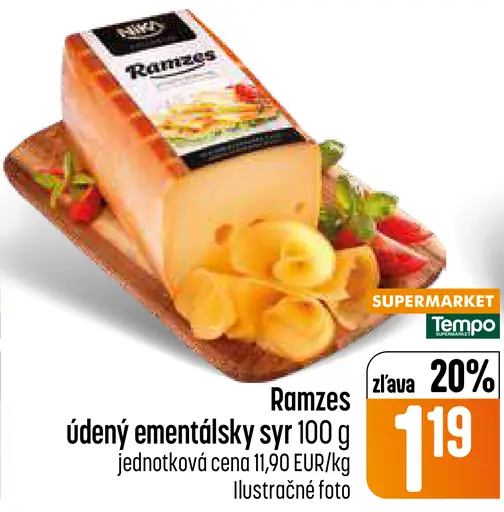Ramzes údený ementálsky syr
