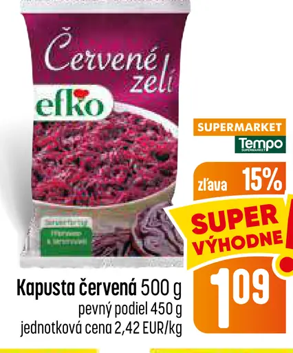 Elko kapusta červená