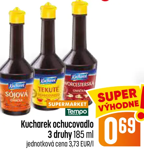 Kucharek ochucovadlo – 3 druhy