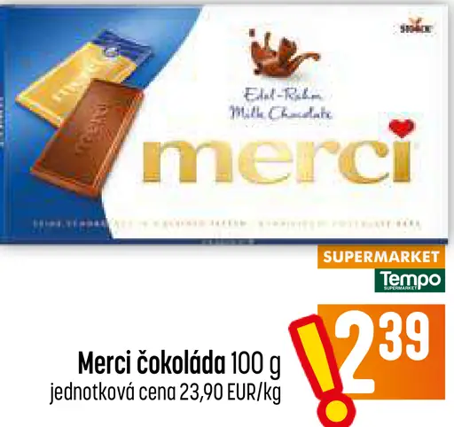 Merci čokoláda