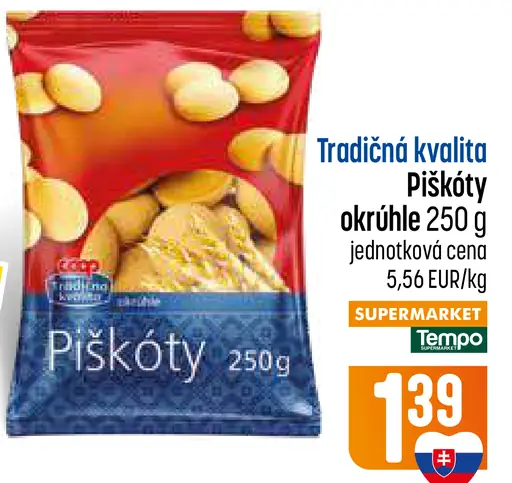 Piškóty okrúhle